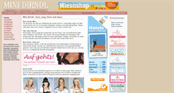 Desktop Screenshot of minidirndl.de
